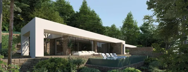 Villa de lujo de 4 dormitorios y 5 baños con vistas al golf.