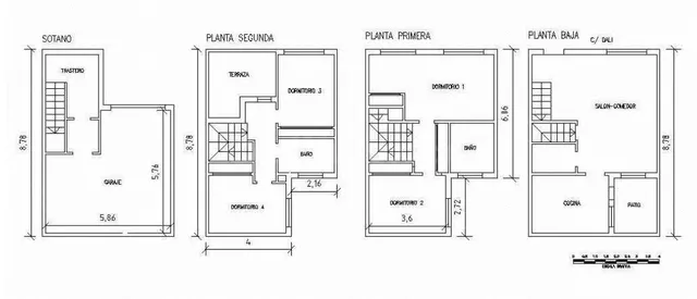 Adosado 1 habitación 175m² en venta - Centro - foto 3