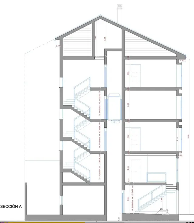 Terreno urbano en calle Alfaro 8 de 73 m2 de parcela. Ideal para  una casa familiar o construcción de estudios en altura. PROYECTO DE EJECUCIÓN — 7