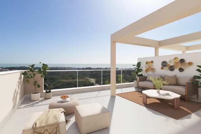 PISO a ESTRENAR en Planta Baja, con 2 dorm., amplia terraza y jardín privado. En Mijas Costa, cerca del MAR, GOLF y MONTAÑAS!!! — 25