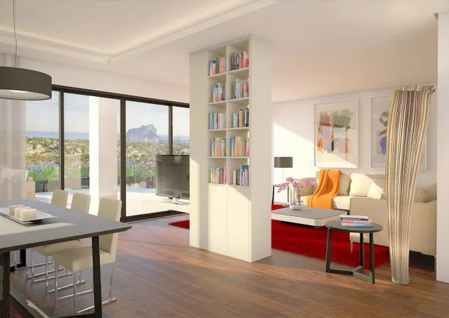 Casa de lujo de 3 plantas con maravillosas vistas panorámicas al mar en Calpe — 6