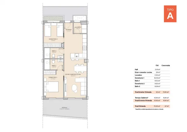 Apartamento 2 habitaciones 71m² en venta - La Nucia Pueblo — 20