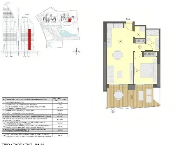 Apartamento 2 habitaciones 86m² en venta - Via Parque — 16