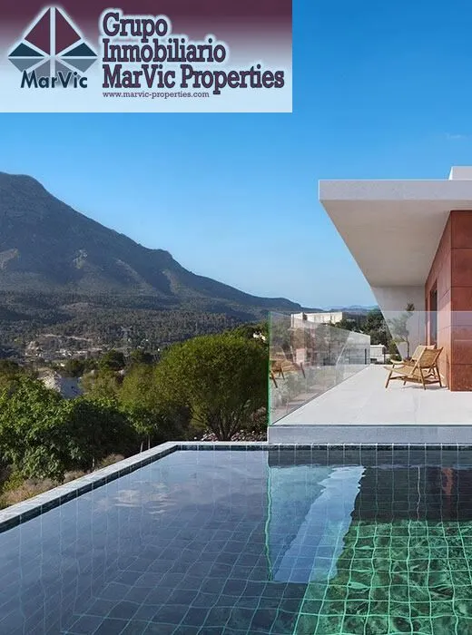 Modernas villas de 3 dormitorios con garaje y amplias terrazas en Finestrat hills
