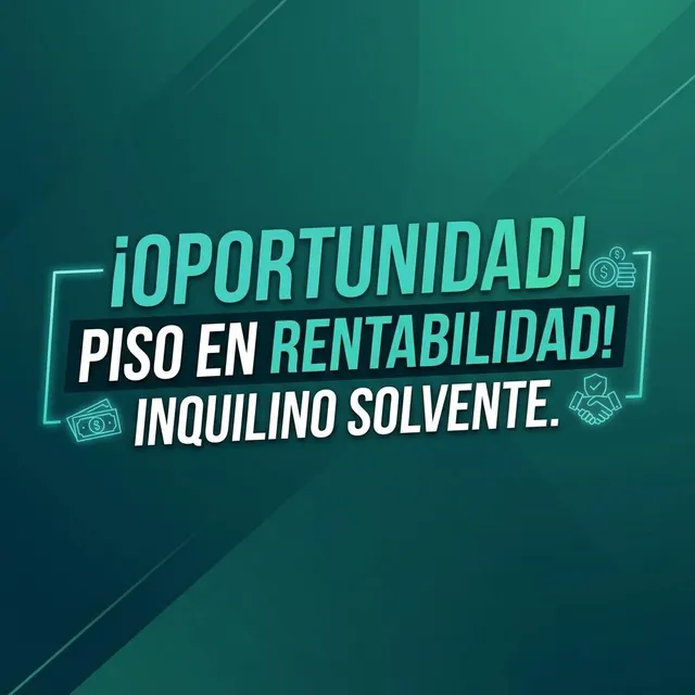 Oportunidad piso en rentabilidad