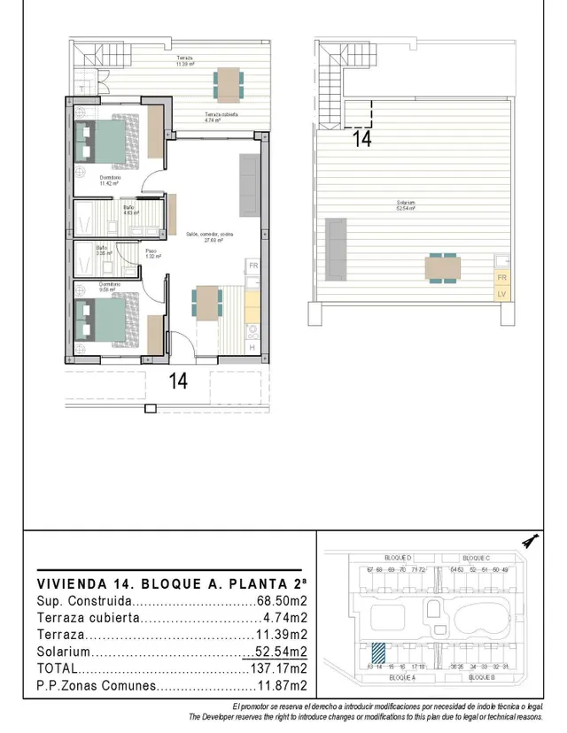 Modernos apartamentos en San Cayetano, Torrepacheco, Murcia — 22