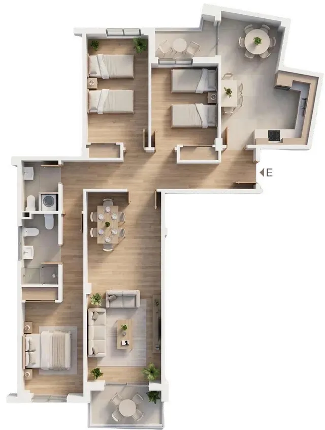 Piso de 3 habitaciones en segunda planta en Patiño, Murcia — 13