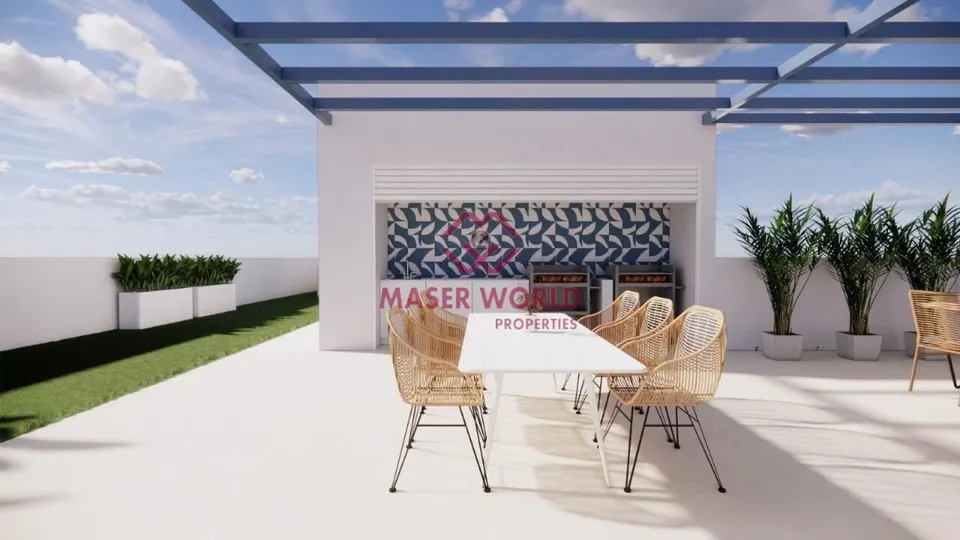 Nuevos apartamentos mediterráneos a solo 140 m de la playa en Torre de la Horadada