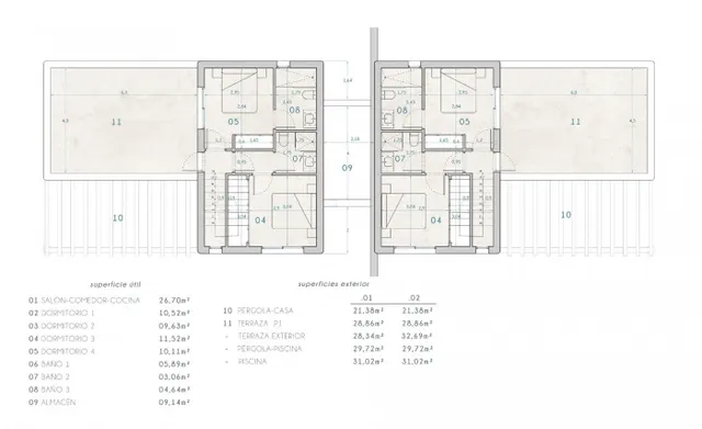 Casa de excellente nueva construcción andando a Moraira — 4
