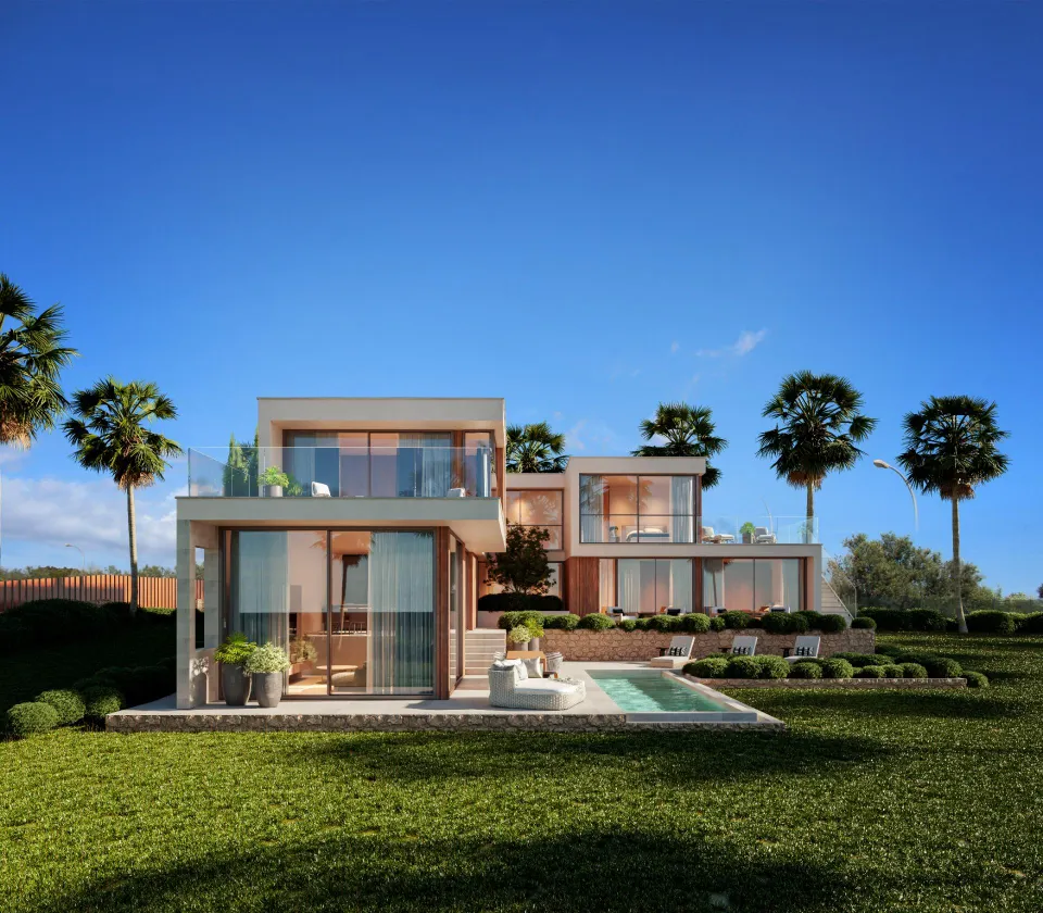 Magnifica villa en construcción en Son Gual