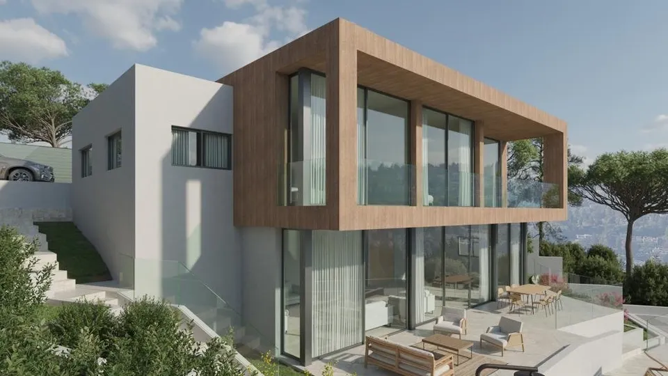 Proyecto de villa de lujo en costa de la calma