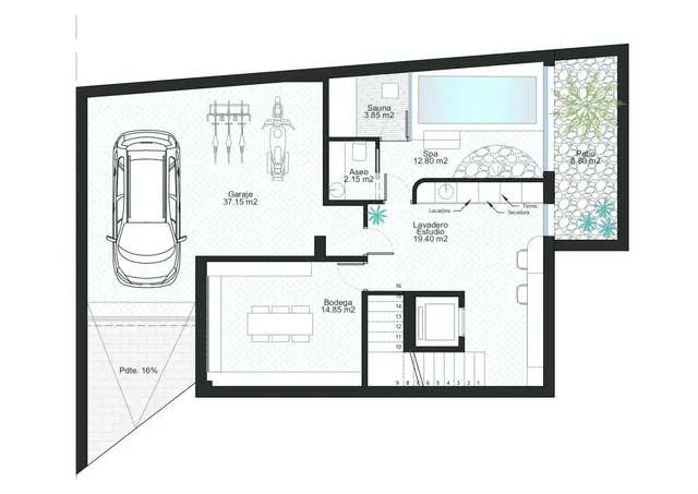 Villa 3 habitaciones 280m² en venta - Cala medina — 17