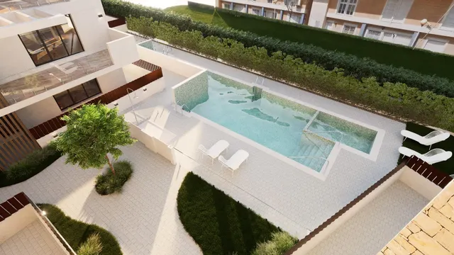 APARTAMENTOS BAJO LUJOSOS con jardín  a 2 cuadras del mar — 8