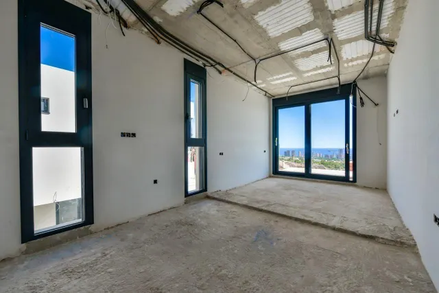 ▷Villa de Obra Nueva con Vistas al Mar en Finestrat, Costa Blanca — 9