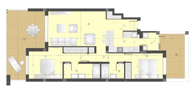 Apartamento 2 habitaciones 137m² en venta - Costa Del Sol — 43