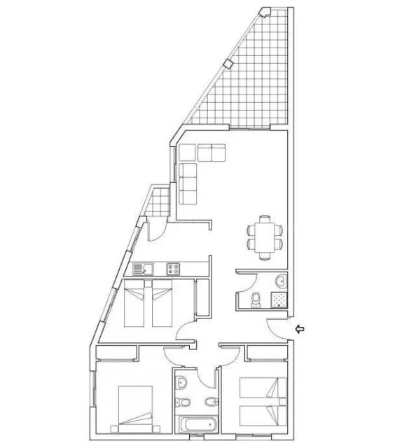 Apartamento de 3 dormitorios 2 baños en orihuela costa ( campo amor ) — 16