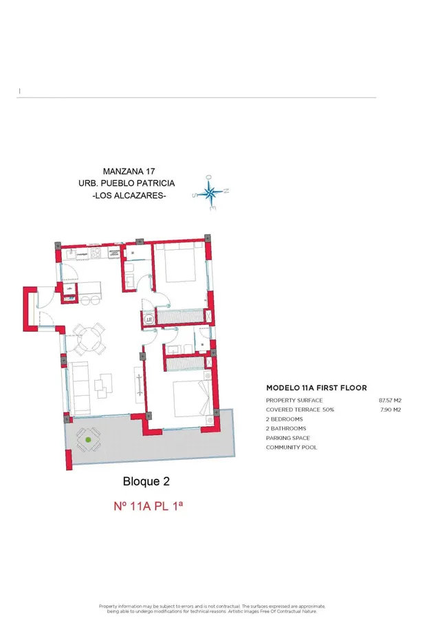 Apartamento 2 habitaciones 95m² en venta - Euro Roda — 21