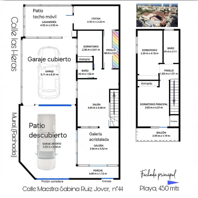CHALET DUPLEX PAREADO A 500 METROS DE LA PLAYA — 33