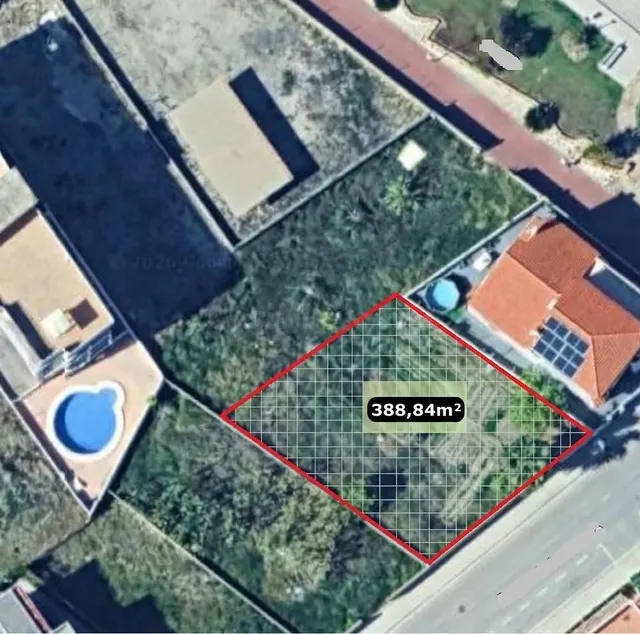 Parcela en playa Miramar a 150m del mar con orientación sur:
