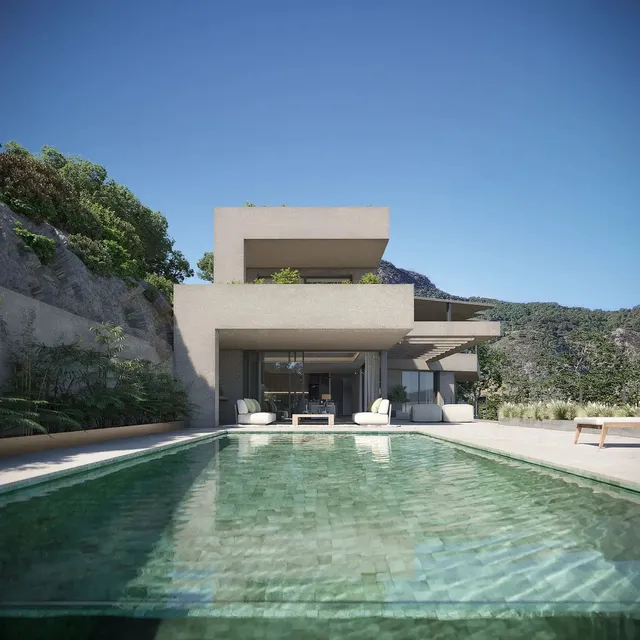 Terreno de 2300 m2 en Benahavís con vistas al mar — 7