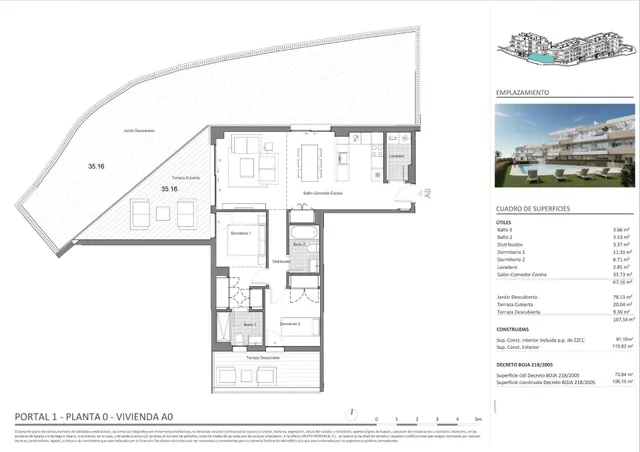 Apartamento 2 habitaciones 106m² en venta - Centro — 8