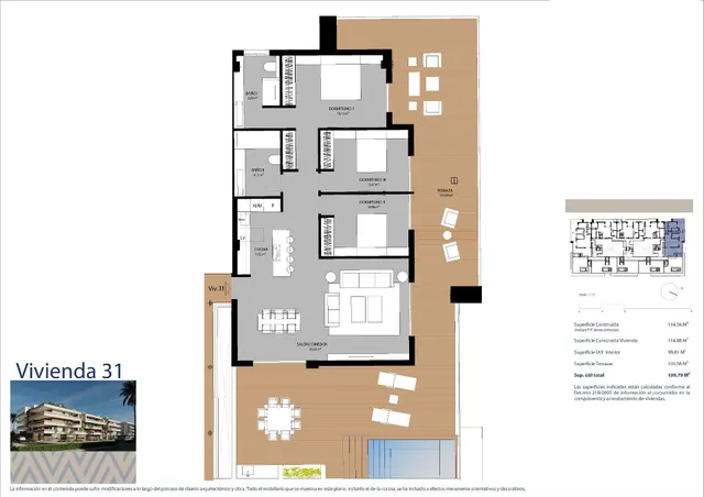 Ático 3 habitaciones 114m² en venta - Costa del Sol — 16