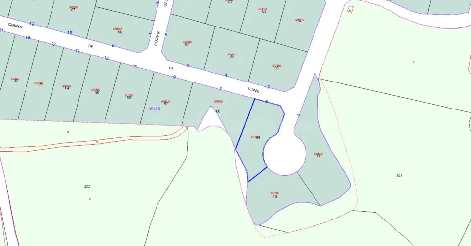 Excelente parcela urbana de 1.025 m2 para chalet unifamiliar en Pla de la Cerdera Alta (Lleida)