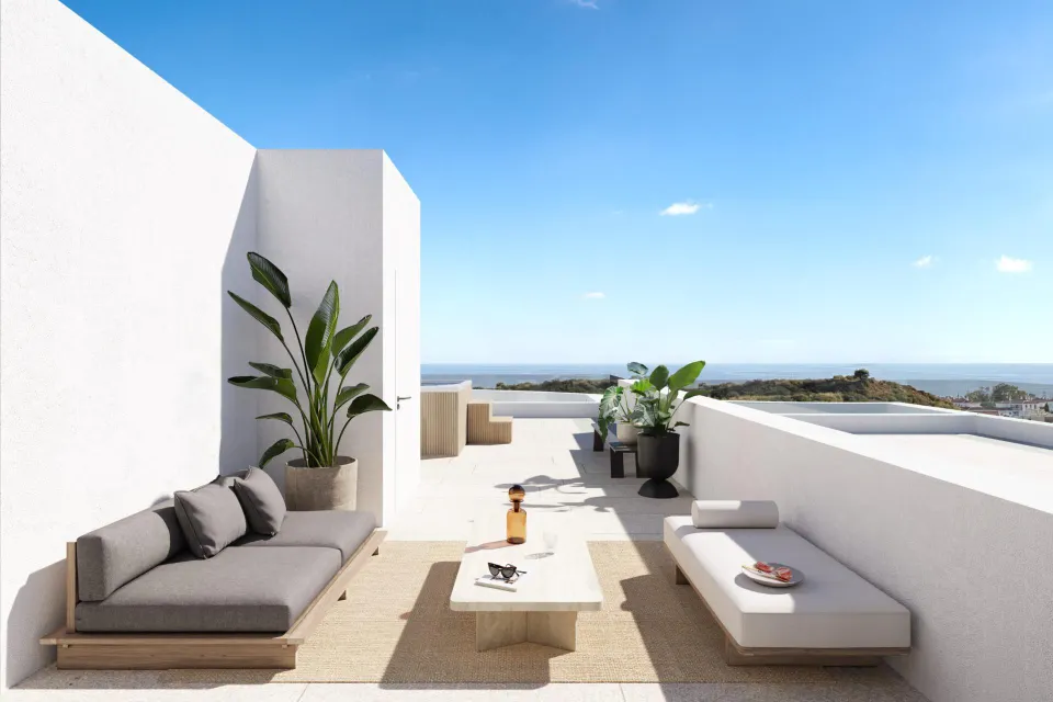 Viviendas de diseño escandinavo a minutos de Marbella, con vistas al mar y alto confort