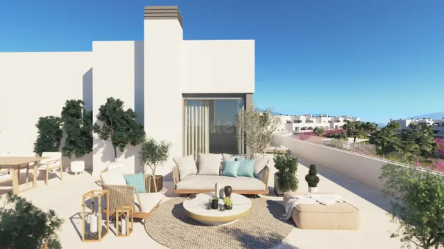 Ático de 3 dormitorios, 2 baños de Obra Nueva situado en zon