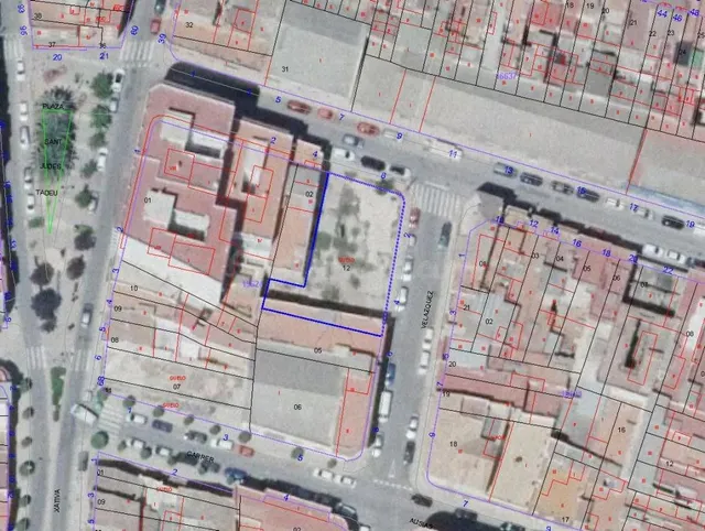 Suelo Urbano de 463 m2 en Alzira