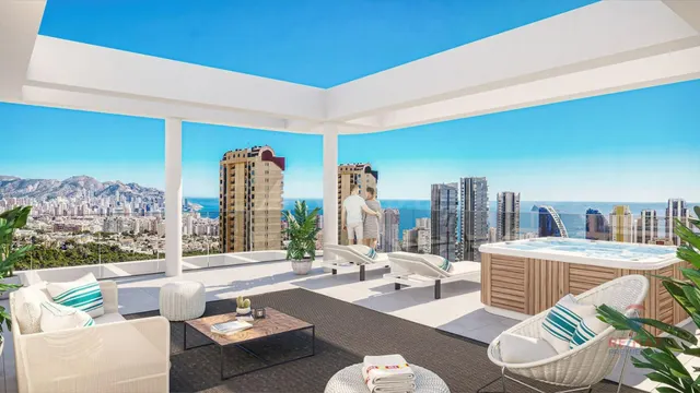 Ático de 3 habitaciones y 3 baños en el Eagle Tower de Benid - foto 2