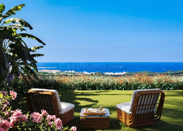 Villa de 3 dormitorios con vistas al mar en Casares Costa