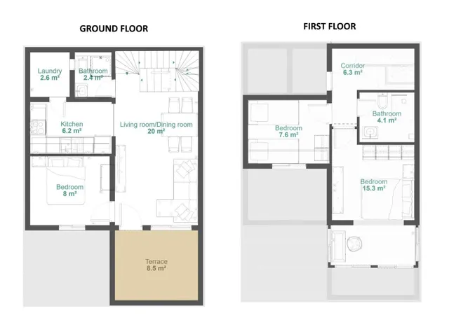 Dúplex 3 habitaciones 83m² en venta - Urbanización Perla del Mar — 35