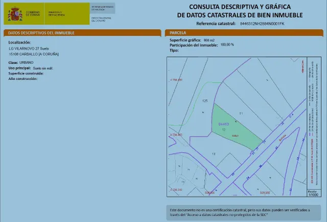 Terreno urbanizable de 868m2 en Berdillo — 3