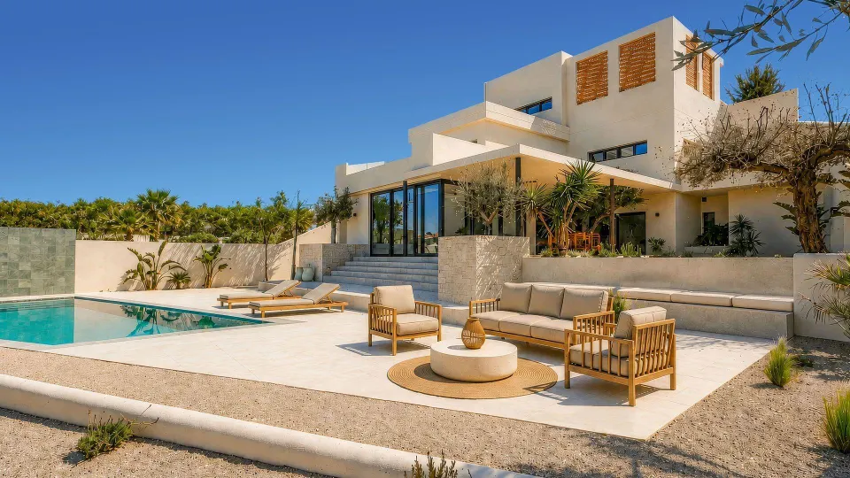 Villa de lujo con 4 dormitorios y piscina privada en la urbanización La Marina, San Fulgencio