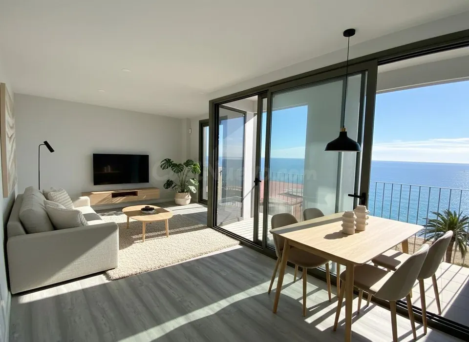 Un Piso de ensueño frente al mar obra nueva 2024 en el corazón histórico de Montgat
