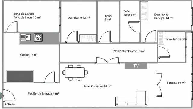 Apartamento 3 habitaciones 112m² en venta - Acequion — 33