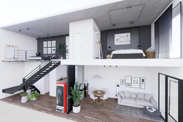 Modernos apartamentos dúplex tipo loft en el corazón de Alicante — 9