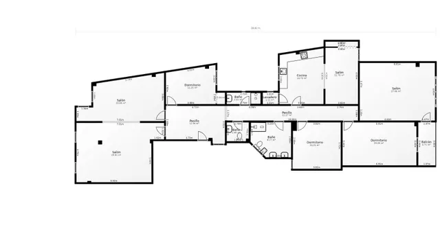 ¡Vive la Gran Vía del Marqués del Turia desde este espectacular piso en Joaquín Costa! — 34