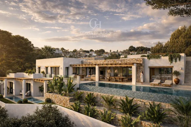 VILLA IBICENCA DE OBRA NUEVA EN construcción CERCA DEL MAR E - foto 2