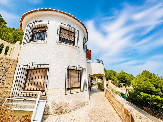 Villa Mediterránea en Calpe con vistas al mar, Peñón de Ifach y apartamento independiente — 39