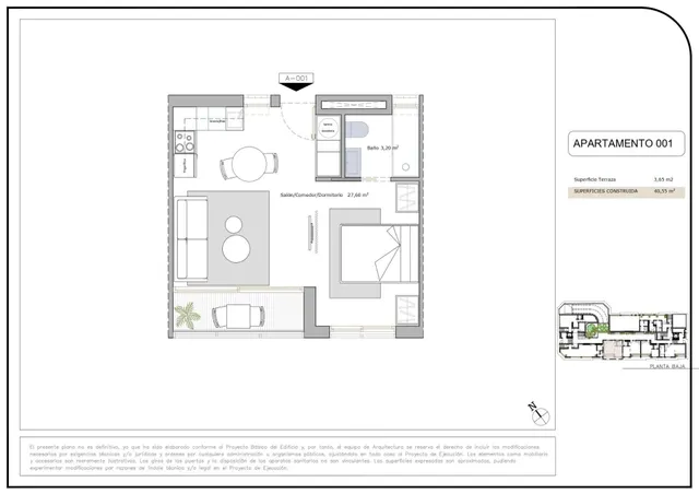 Apartamento 40m² en venta - Los Cuarteros — 13