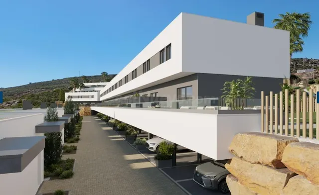 Blue Wave, vivienda con terraza y vistas al mar en Manilva