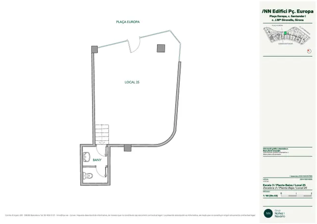 Local comercial 45m² en alquiler - Sant Narcís - Pl. Europa — 17