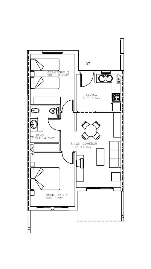 Planta baja con amplia terraza de 20m2 y jardín de 26m2 para inversión cerca de la playa en Águilas (Murcia) — 29