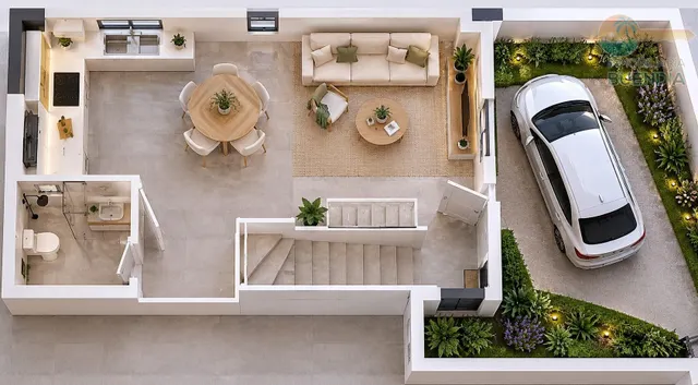 Duplex en la azohia con vistas al mar de obra nueva — 10