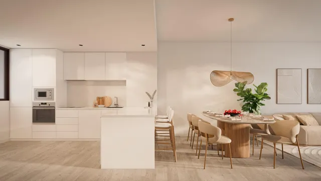 es un magnífico residencial de chalets adosados de 3 y 4 dormitorios con jardines y cocinas equipadas — 6