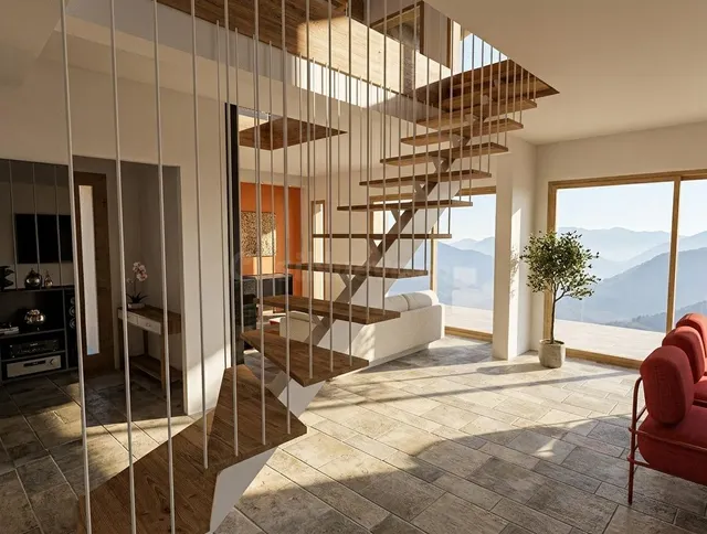 Gran casa obra nueva con vistas y jardín - foto 2