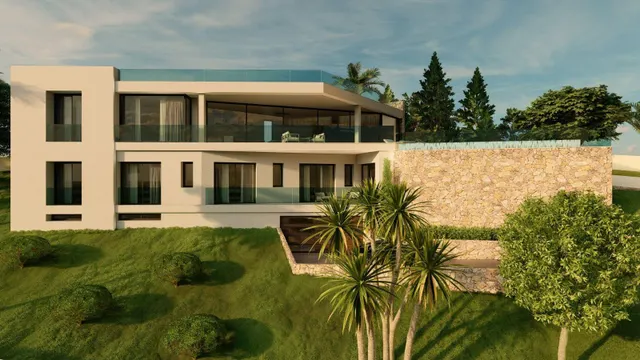 Fabulosa nueva villa familiar en la codiciada Costa d'en Blanes con vistas al mar — 9