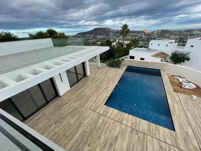 Nuevo y moderno Chalet en Benimeit, Moraira con vistas al mar — 11